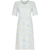 Ringella nachthemd blauw aderpatroon | Maat 54