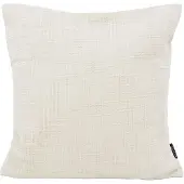 NOVÉE Chenille stripe crème | 45 x 45 cm | kussenhoes | polyester