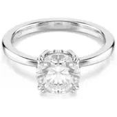 Swarovski Stilla Ring 5717939 | Zilver rhodiumverguld sieraden met kristal en pavégalerij | elegante, tijdloze glans