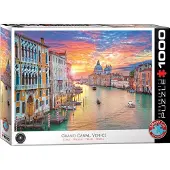 Eurographics Puzzel, Venetië, Grote Kanaal, 1000 stukjes, 68x48 cm, puzzel