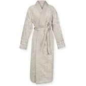 Pip studio Badjas Jasmin Jacquard Bathrobe Zand-XXL