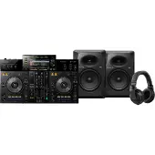 Pioneer DJ XDJ-RR + DJ HDJ-X5 Zwart + VM80 (per paar)