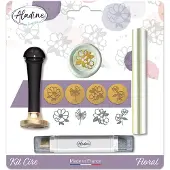 Aladine Zegel Wax Set Bloemen