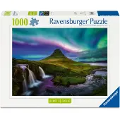 Ravensburger puzzel Aurora boven Kirkjufell 1000 stukjes |