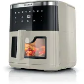 Bosch MAF671C0 Airfryer XXL - Serie 6 - 7,2L - Shake alarm - Kijkvenster - Warmhoudfunctie - 7 programma's - Tot 5 personen - Dark Cream