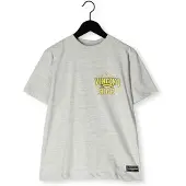 Vingino T-shirt met backprint grijs melange Jongens Katoen Ronde hals Backprint - maat 164