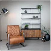 Tower Living Civo Fauteuil - Bull cognac