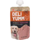 Flamingo Deli Yumm Fresh Meat Hondensnack met Kip & Kippenlever 90g