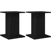 vidaXL Speakerstandaards 2 st 30x30x40 cm bewerkt hout wit