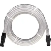 vidaXL Zuigslang met PVC koppelingen 1,1'' 10 m PVC transparant