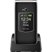BEA SL605 LTE Senioren clamshell telefoon SOS-knop, SOS-functie, Met laadstation Zwart
