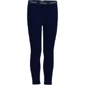 Icebreaker - Kinder thermokleding - K Merino 260 Tech Leggings Midnight Navy voor Unisex van Wol - Kindermaat 10 jaar - Marine blauw