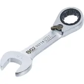 Bgs Ratelringsleutel kort omkeerbaar SW 18 mm