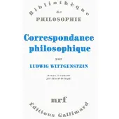 Gallimard Correspondance philosophique - Ludwig Wittgenstein