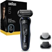 Braun Series 5 52-B1650S scheerapparaat Scheerapparaat met scheerblad Trimmer Blauw