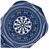 Harrows Quadro Dartboard Blue - Dart Flights