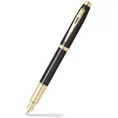 Sheaffer vulpen - 100 E9322 - M - Glossy black gold tone - SF-E0932253
