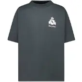 Cars T-shirt met backprint antraciet Grijs Jongens Viscose Ronde hals Backprint - maat 140