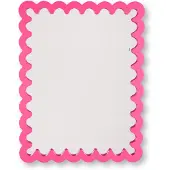 House Vitamin Mirror wavey light pink mdf 24x33x1.5cm