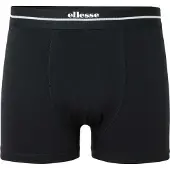 Ellesse Heren Ambria Boxer Shorts (Verpakking van 3) (Zwart)