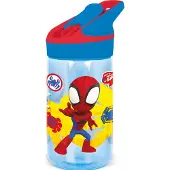 Stor Spidey Tritan Premium Drinkfles - 480 ml – Sluit goed af – Drinkfles voor kinderen – Blauw/Rood