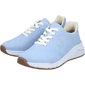 Rieker damesschoenen lage schoenen M4903-12 blauw extra breed