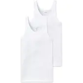 Schiesser Cotton Essentials Heren Onderhemd - Wit - Maat M