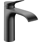 Hansgrohe Vivenis wastafelmengkraan, éénhendelbediening, 110 CoolStart, zonder afvoerputje, geborsteld zwart chroom
