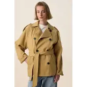 Sissy-Boy Lichtgroene trenchcoat | Maat: XS-S