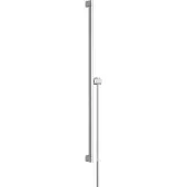 Hansgrohe douchestang Unica E Puro, 900 mm, met Easy Slide douchehouder en aansluitstuk 1600 mm, chroom, artikelnummer 24403000