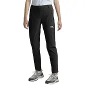 Jack Wolfskin - Women's Hikeout Pants - Trekkingbroek 38 - Long, zwart