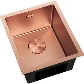 Mexen Trixo roestvrijstalen spoelbak 1-komerig 370 x 440 , koper - 6412371000-65