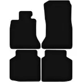 Basic zwarte veloursmatten voor: BMW 7 F02 LONG (2008-2015)