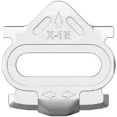 HT Components X1E Paar Schoenplaatjes Zilver