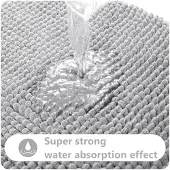 Karma Zachte Chenille Badmat - Antislip en Super Absorberend