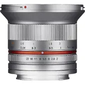 Samyang 12mm F2.0 micro 4/3 Zilver