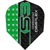 Harrows Dimplex S3 Green NO6 - Dart Flights