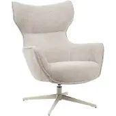 Starfurn Fauteuil Julia - Taupe Stof - Draaibaar