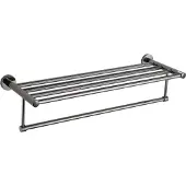 Mexen Remo handdoekrek, zwart chroom - 7050720-73