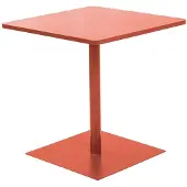 Sweeek - Vierkante bistro tuintafel staal 2 plaatsen 70cm - orea