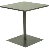 Sweeek - Vierkante bistro tuintafel staal 2 plaatsen 70cm - orea