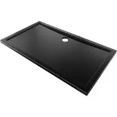 Mexen Flow rechthoekige douchebak slim 160 x 85 , mat zwart - 46R708516