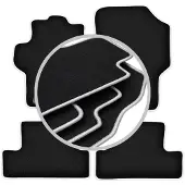 Carlux -SILVER automatten voor: Peugeot 1007 minivan (2004-2009)