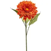 Emerald - Kunstbloem Zonnebloem 65cm oranje - Kunstplant voor binnen