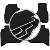 Carlux -SILVER automatten voor: Dodge RAM DS DJ 1500 pick-up (2012-2020)