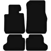 Basic zwarte veloursmatten voor: BMW 1 F22 coupé (2011-2019)