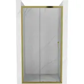 Mexen Apia schuifbare douchedeur 105 , transparant, goud - 845-105-000-50-00