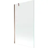 Mexen Next badwand 1-deurs 90 x 150 , transparant, roze goud - 895-090-000-00-00-60