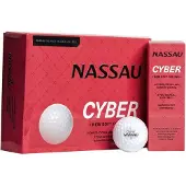 Nassau Cyber - Golfballen - 12 stuks - Wit