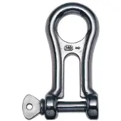 Euromarine Eye Chain Shackle Zilver 10-12 mm